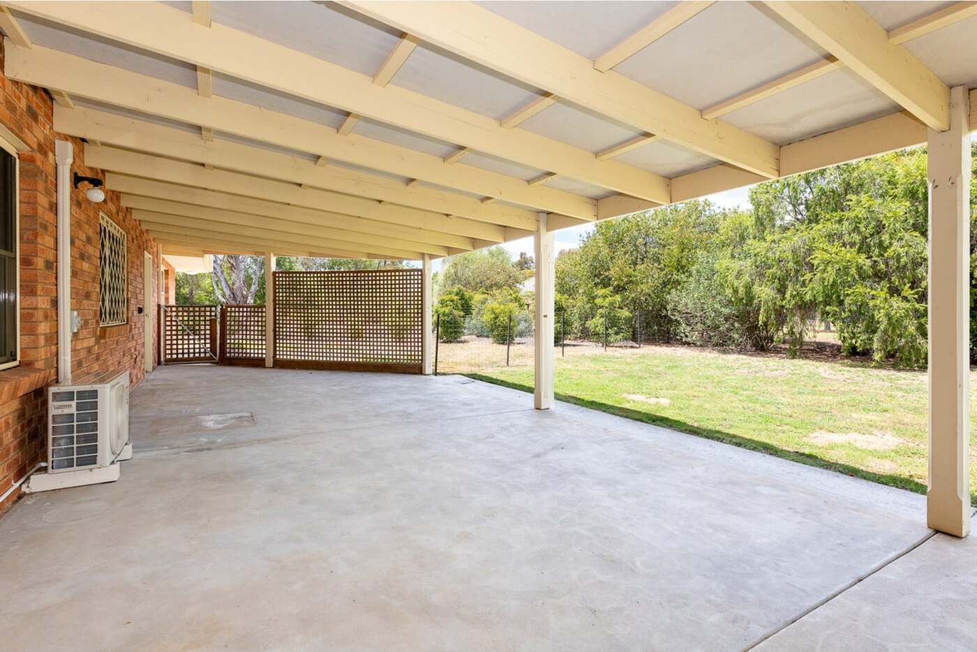 Alfresco dining area