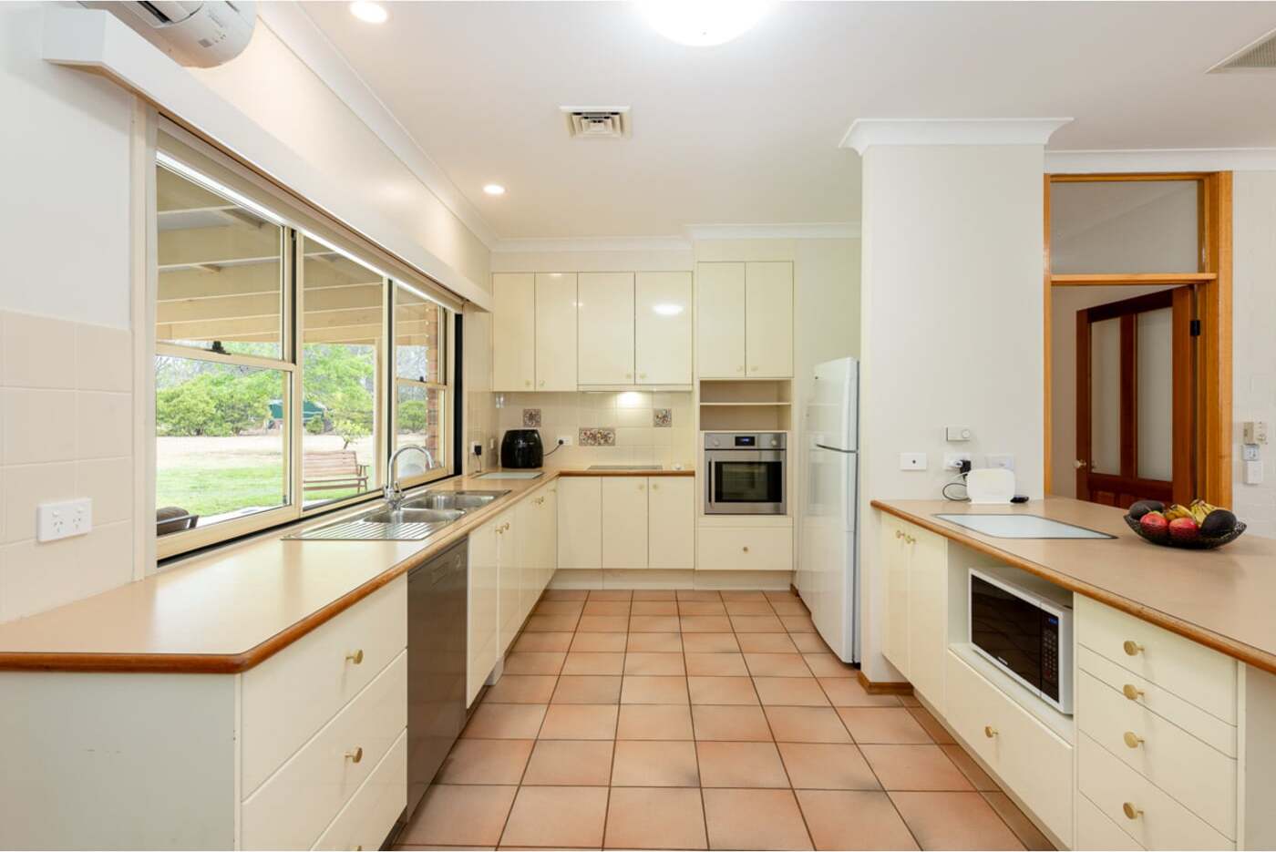 Kitchen with modern appliances